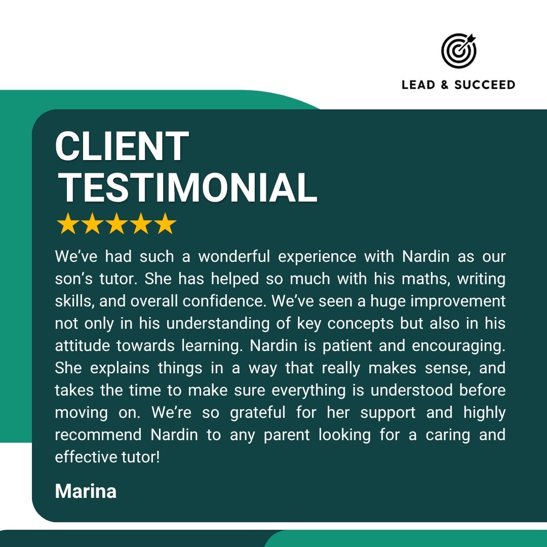 Parent testimonial from Marina