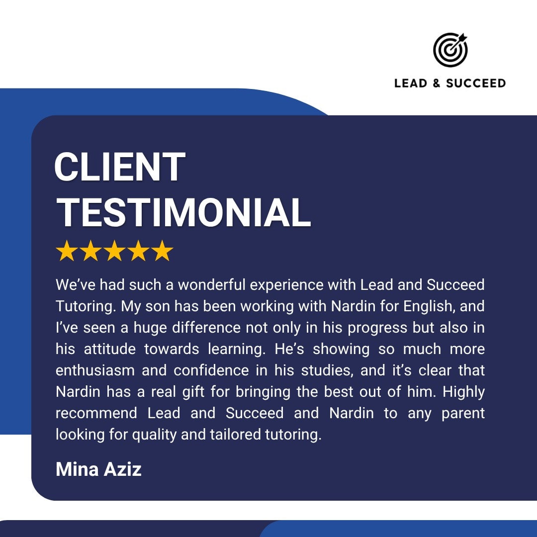 Parent testimonial from Mina Aziz