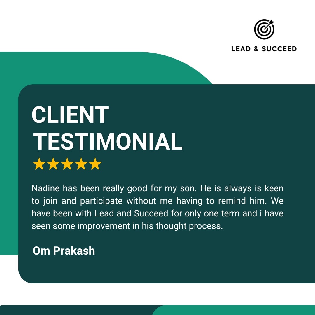 Parent testimonial from Om Prakash