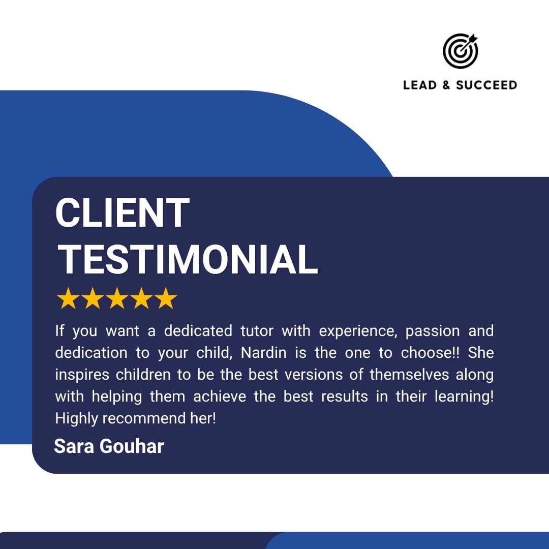Parent testimonial from Sara Gouhar
